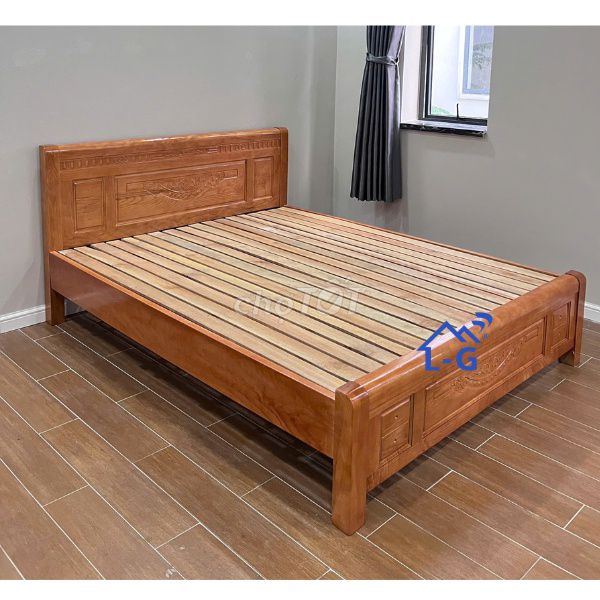 GIƯỜNG GỖ SỒI%GIƯỜNG GỖ SỒI@@GIƯỜNG GỖ SỒI!!GIƯỜNG. Mua bán Giường, chăn ga gối nệm tại Thành phố Thủ Dầu Một Bình Dương được đăng bởi NỘI THẤT LÂM GIA PHÁT  hình 1