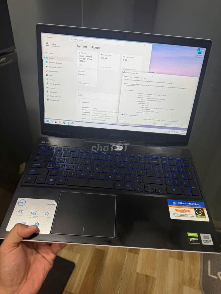 Dell G3 3500 i7-10750H 4GB/238GB SSD GTX 1660 Ti. Mua bán Laptop tại Quận 10 Tp Hồ Chí Minh được đăng bởi Hội Đồ Điện Tử hình 1