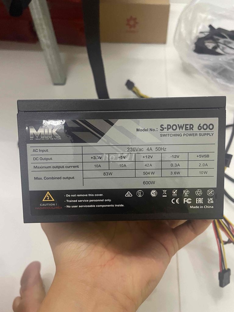 Nguồn Mik S-Power 600W