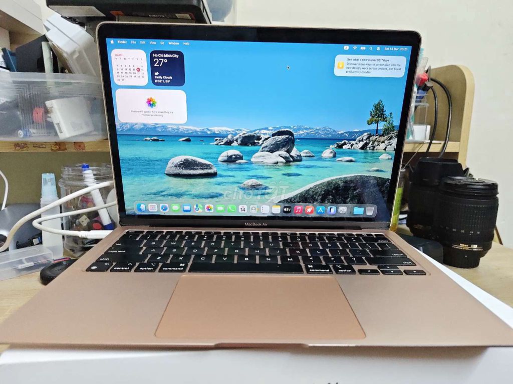 Apple MacBook Air M1 8GB/256GB Vàng đồng. Mua bán Laptop tại Quận Tân Phú Tp Hồ Chí Minh được đăng bởi Huong hình 1