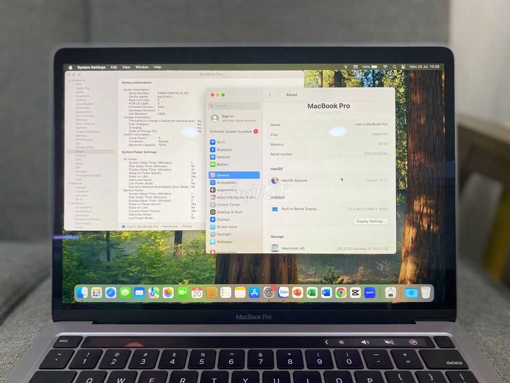 MacBook Pro 13inch 2022 M2 16GB/256GB Xám . Mua bán Laptop tại Quận 10 Tp Hồ Chí Minh được đăng bởi Lapvn hình 1