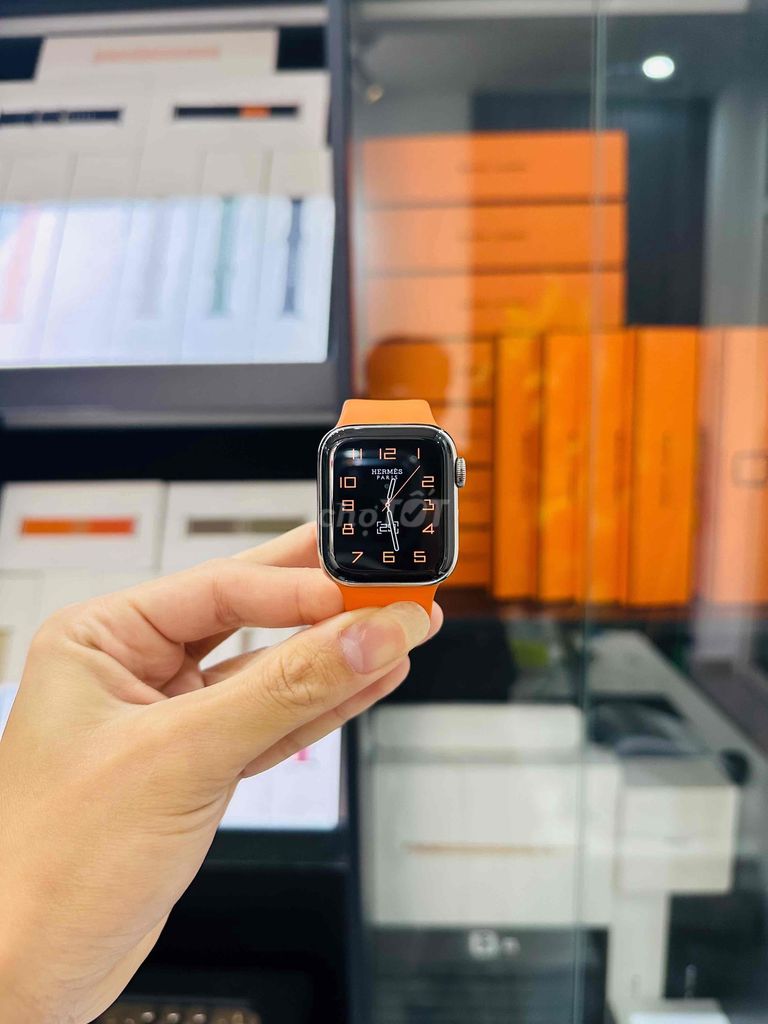 Apple Watch s6/40 HERMES trắng Esim + dây HM zin