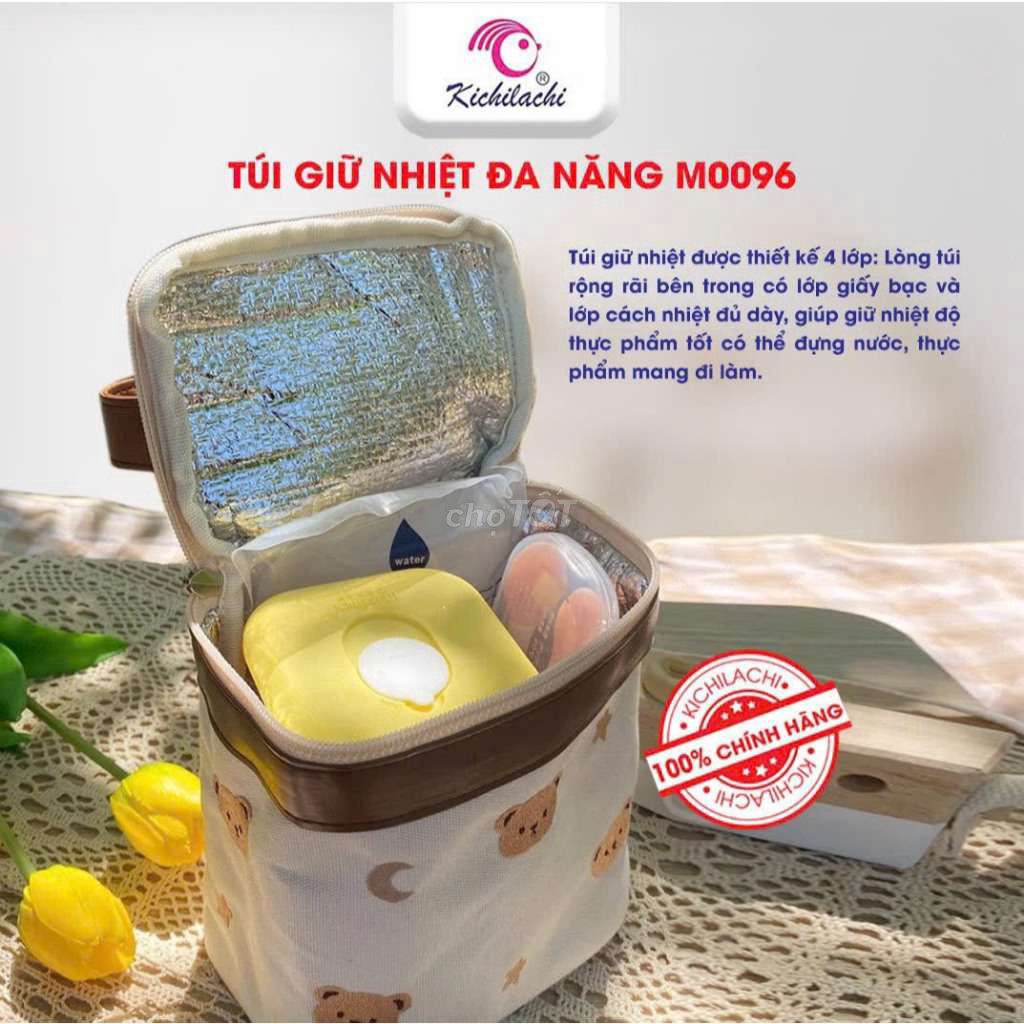Túi giữ nhiệt Kichilachi M0096 nhiều màu. Mua bán Dụng cụ nhà bếp tại Huyện Vĩnh Cửu Đồng Nai được đăng bởi Hau hình 1