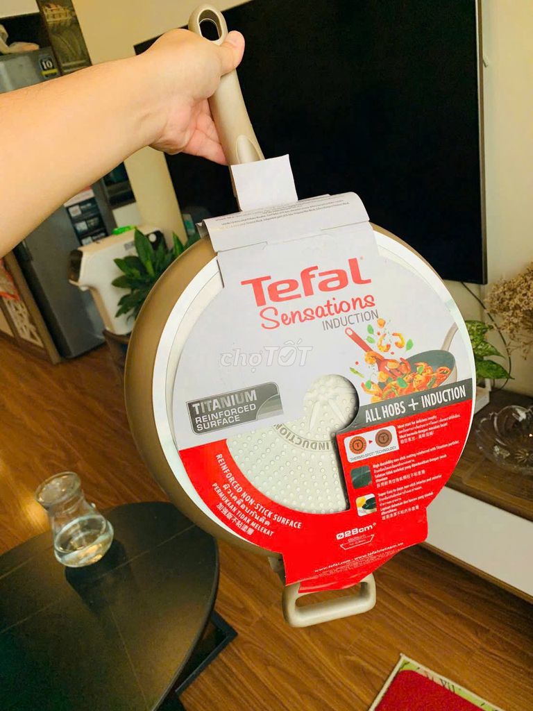 Chảo chống dính Tefal Sensation 28cm. Mua bán Dụng cụ nhà bếp tại Quận Hai Bà Trưng Hà Nội được đăng bởi linh hình 1