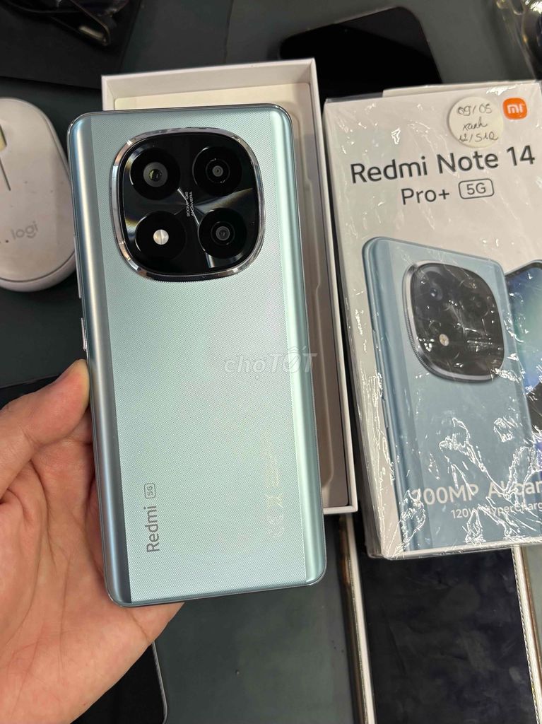 Xiaomi Redmi Note 14 Pro Plus 512GB Xanh FullBox.. Mua bán Điện thoại tại Thành phố Mỹ Tho Tiền Giang được đăng bởi Phước Lộc Mobile Mỹ Tho hình 1