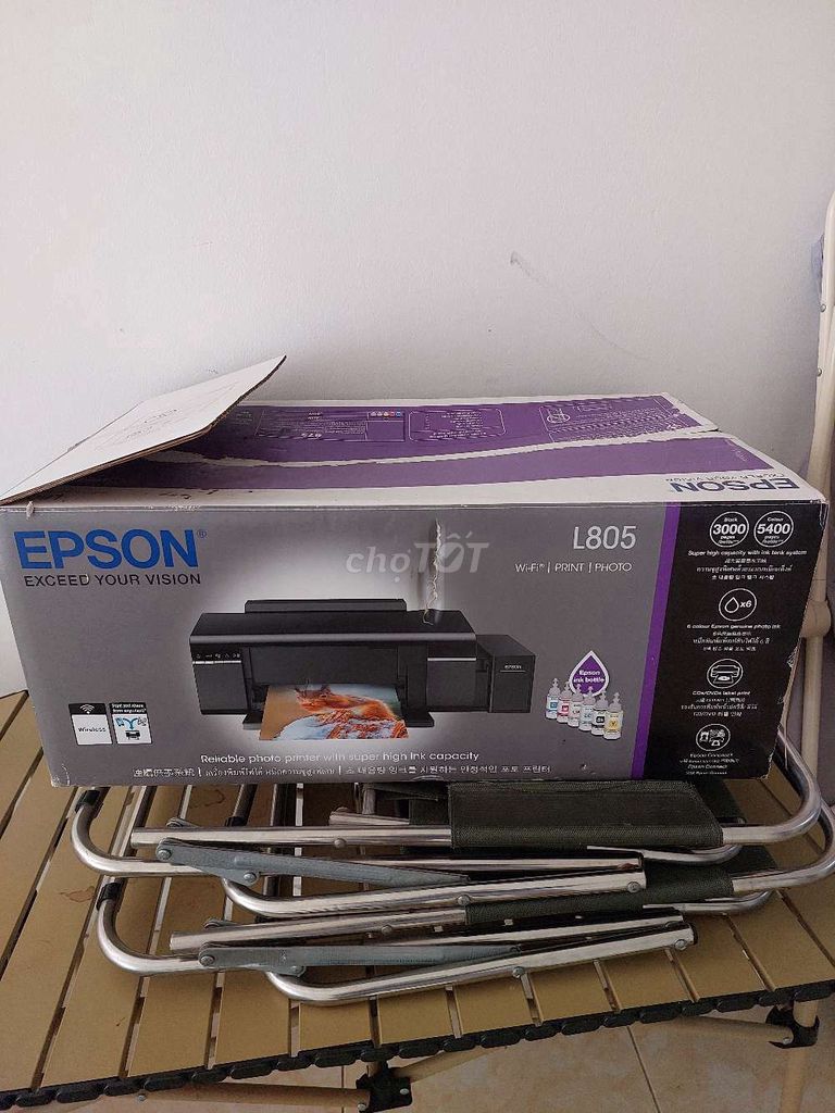 Máy in màu Epson L805 Đen. Mua bán Đồ dùng văn phòng tại Quận Nam Từ Liêm Hà Nội được đăng bởi Long hình 1