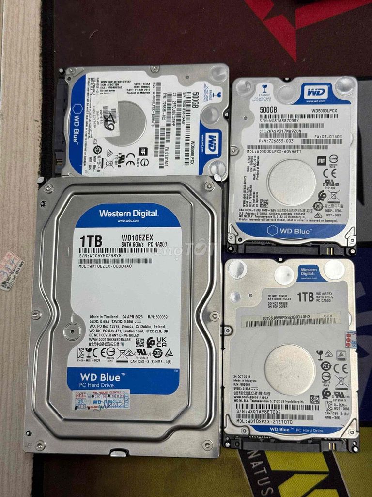 Ổ cứng HDD WD 500GB SATA 2.5 inch. Mua bán Linh kiện (RAM, Card...) tại Thành phố Thủ Đức Tp Hồ Chí Minh được đăng bởi Phạm Thị Truyền hình 1