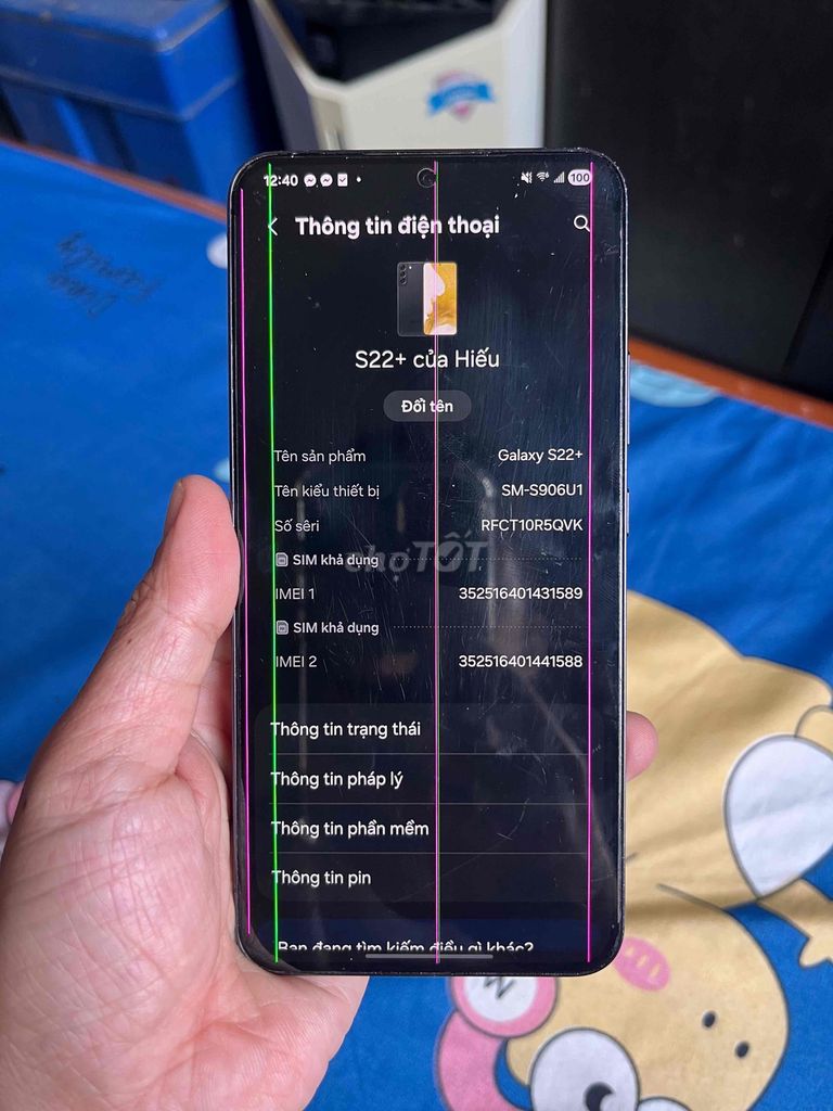Samsung S22 Plus Đen Đã sử dụng. Mua bán Điện thoại tại Quận Sơn Trà Đà Nẵng được đăng bởi Hiếu hình 1