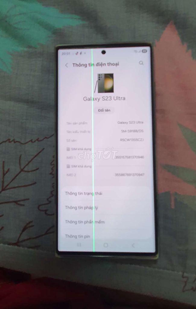 Samsung Galaxy S23 Ultra Xám Đã sử dụng. Mua bán Điện thoại tại Quận Bình Thạnh Tp Hồ Chí Minh được đăng bởi Ha Phuong Vy hình 1