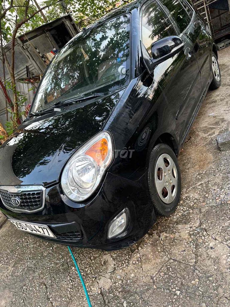 Kia Morning 2009 Tự động Đen Nhập khẩu