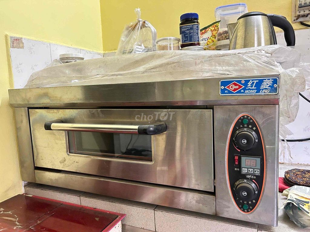 Lò nướng bánh Hongling 1 tầng 1 khay, máy trộn bôt. Mua bán Bếp, lò, đồ điện nhà bếp tại Thành phố Biên Hòa Đồng Nai được đăng bởi Doan Tran hình 1