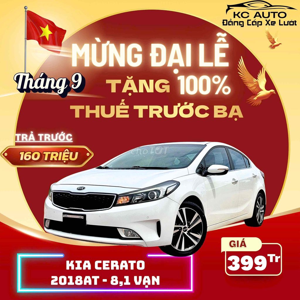 Kia Cerato 2018 1.6 AT Luxury - 81000 km. Mua bán Ô tô tại Quận Cẩm Lệ Đà Nẵng được đăng bởi nguyễn văn khoa hình 1