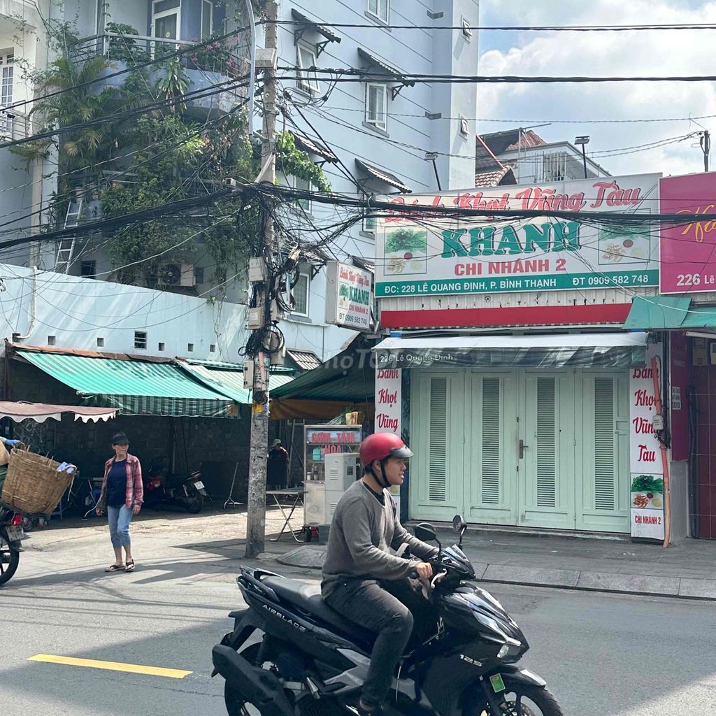 Bán nhà góc 2 mặt tiền đường Lê Quang Định - P. Bình Thạnh - vị trí ki