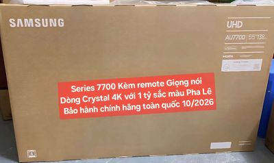 TV Samsung 55AU7700 55in 4K Giọng Nói BH 10/2026. Mua bán Tivi, Âm thanh tại Quận 8 Tp Hồ Chí Minh được đăng bởi Nguyen nguyen