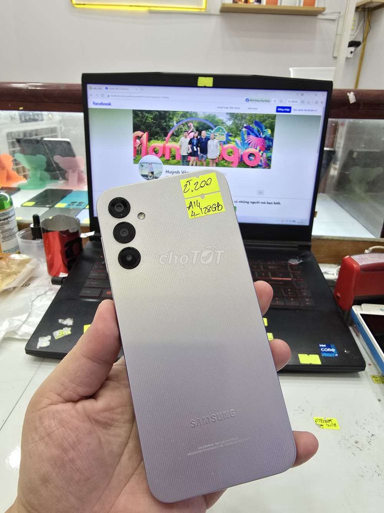 Samsung A14 128GB. Mua bán Điện thoại tại Thành phố Long Xuyên An Giang được đăng bởi Facebook Cầm Đồ Thúy Vân hình 1