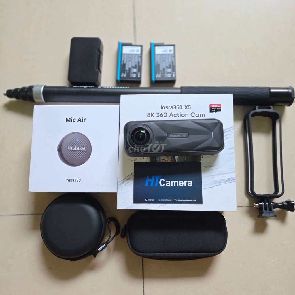 Máy quay hành động Insta360 X5 Đen 8K. Mua bán Máy ảnh, Máy quay tại Thành phố Thủ Dầu Một Bình Dương được đăng bởi Đỗ Ngọc Mười hình 1