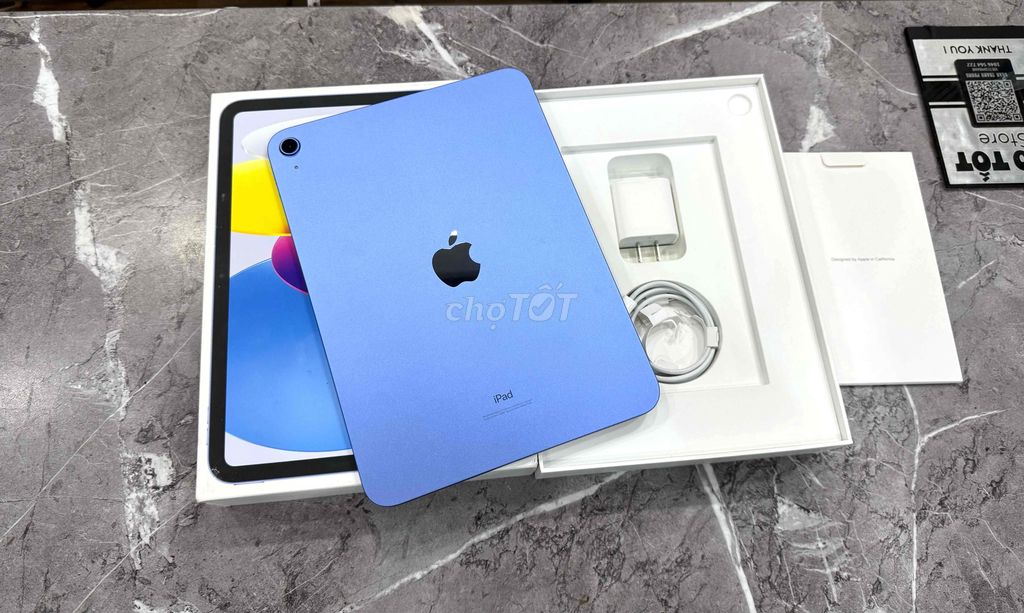 ipad Gen 10 64G Wifi fulbox new kích onl chưa sd