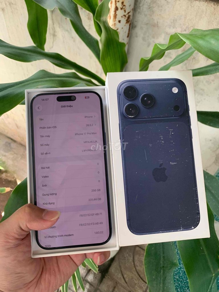 Apple iPhone 17 Pro Max 256GB Xanh đậm. Mua bán Điện thoại tại Thành phố Biên Hòa Đồng Nai được đăng bởi Thạch Lê hình 1