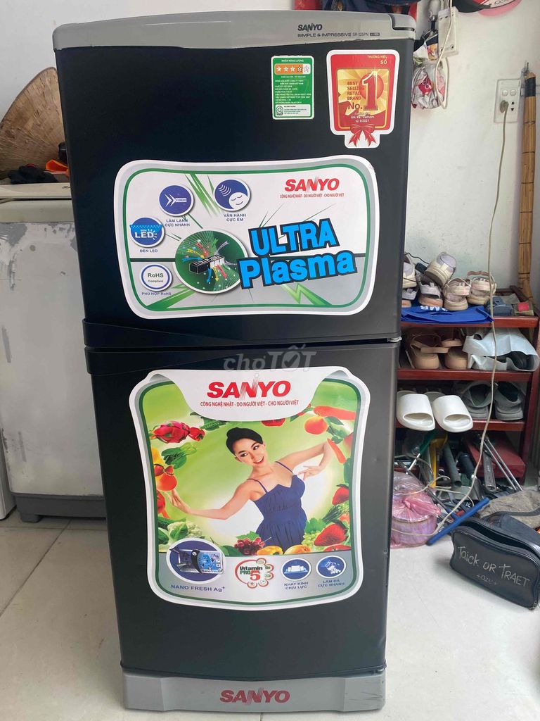 Tủ lạnh Sanyo 110L zin còn tốt bán bh6t uy tín. Mua bán Tủ lạnh tại Quận 7 Tp Hồ Chí Minh được đăng bởi Vũ Văn Ngân hình 1