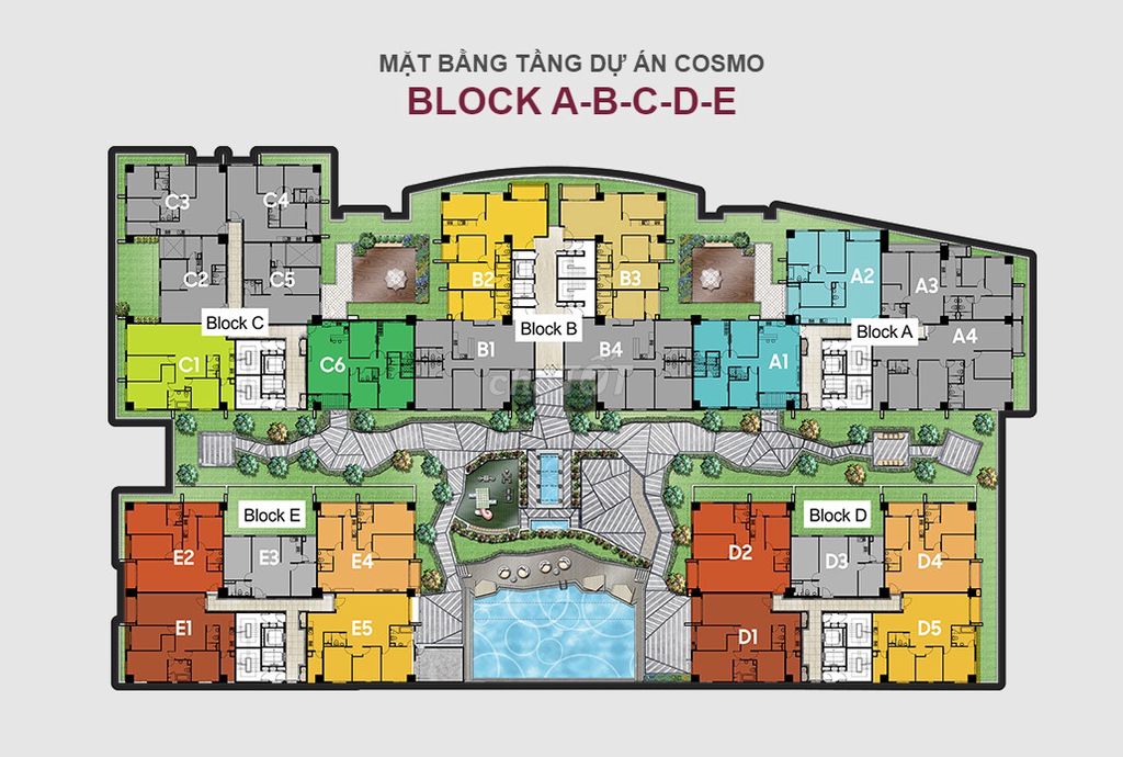 Căn hộ Cosmo City Phía trên siêu thị Big C