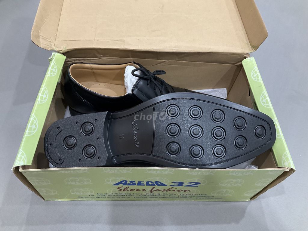 Bán giầy da nam size 41 màu đen