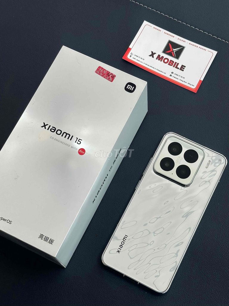 XIAOMI 15 12/256GB ROM QTẾ BẠC TRÁNG GƯƠNG CỰC ĐẸP. Mua bán Điện thoại tại Huyện Trảng Bom Đồng Nai được đăng bởi X Mobile Trảng Bom hình 1