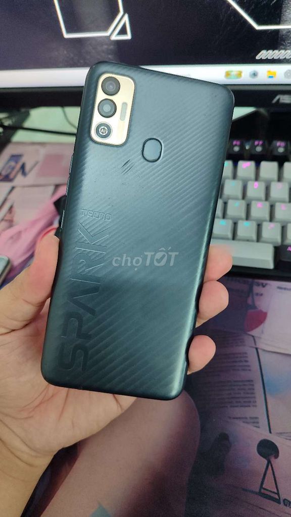 Tecno Spark 7T 64GB Đen. Mua bán Điện thoại tại Huyện Hóc Môn Tp Hồ Chí Minh được đăng bởi Duy Tân  hình 1