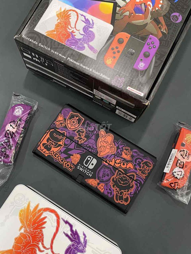 Nintendo Switch OLED Pokémon Scarlet BH 9/2026. Mua bán Thiết bị chơi game tại Quận 5 Tp Hồ Chí Minh được đăng bởi Phan Thế Phong  hình 1