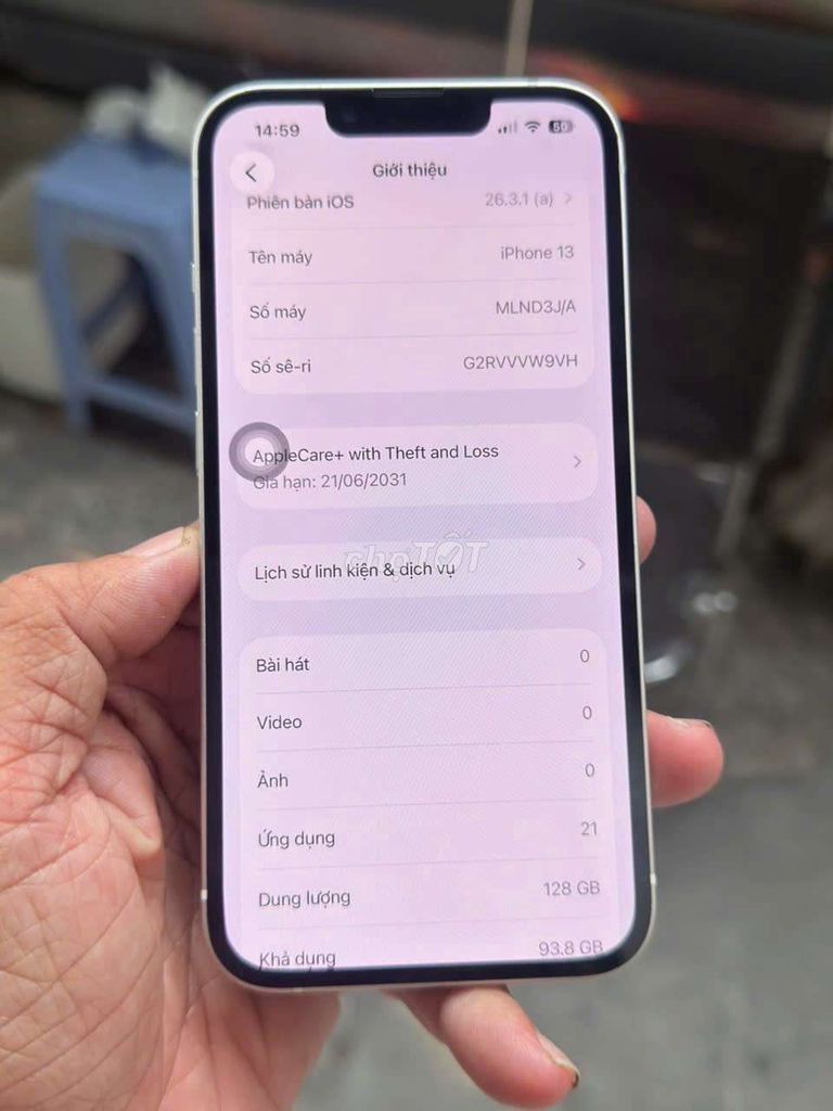  iPhone 13 128GB quốc tế đẹp 98% giá rẻ . Mua bán Điện thoại tại Quận 8 Tp Hồ Chí Minh được đăng bởi Thiên Hòa mobile  hình 1