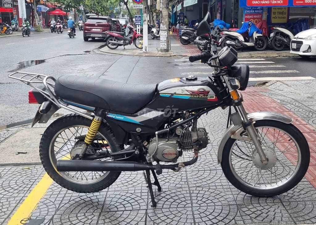 Мотоцикл Win Espero 120cc с ручным сцеплением, чёрный