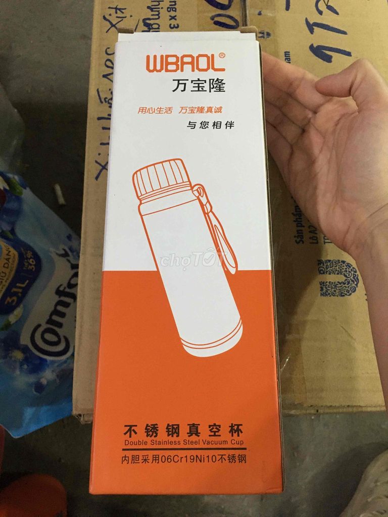 Bình giữ nhiệt WBAOL Đen. Mua bán Dụng cụ nhà bếp tại Quận Gò Vấp Tp Hồ Chí Minh được đăng bởi Khánh Trân hình 1