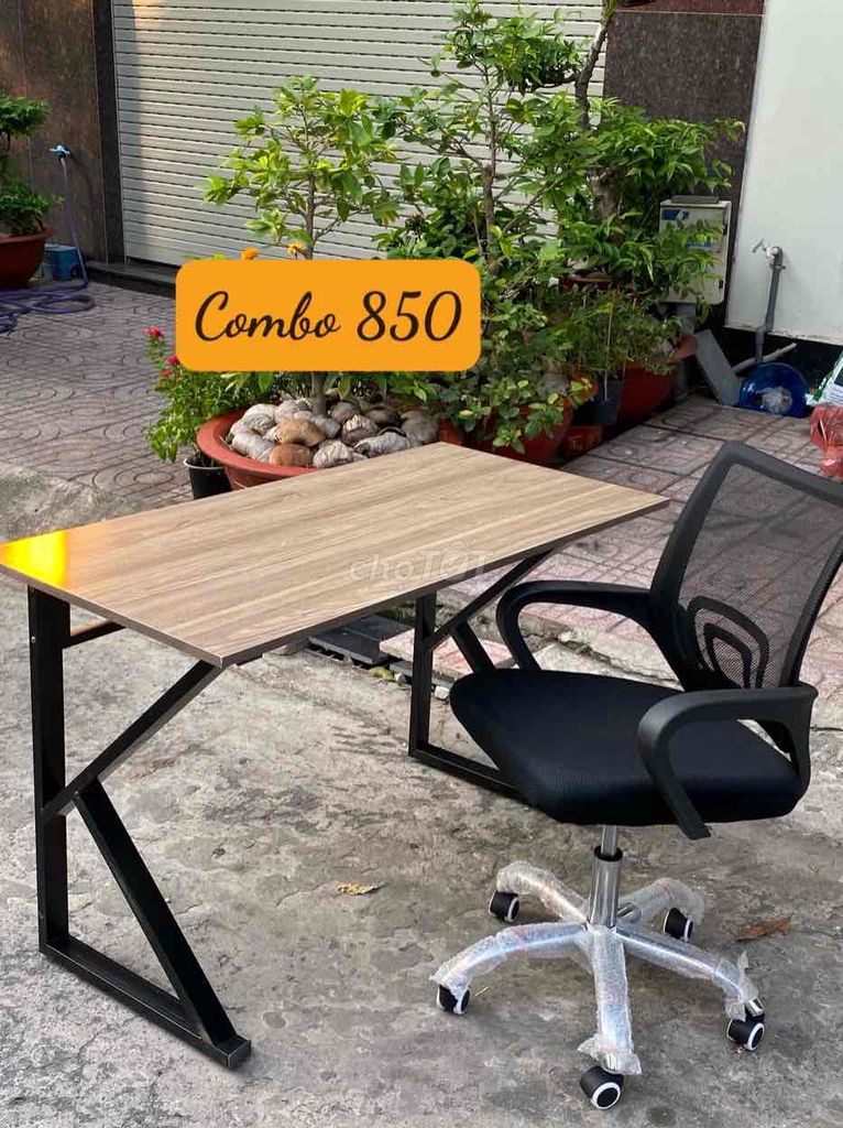 combo bàn ghế làm việc 1m.50