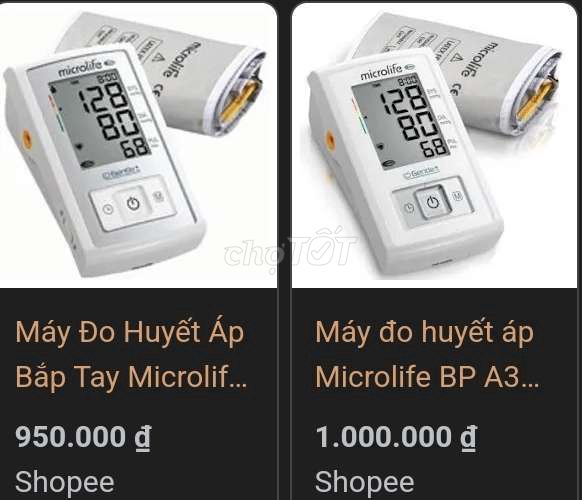 máy đo huyết áp Microlife BP A3 Basic mới 99%