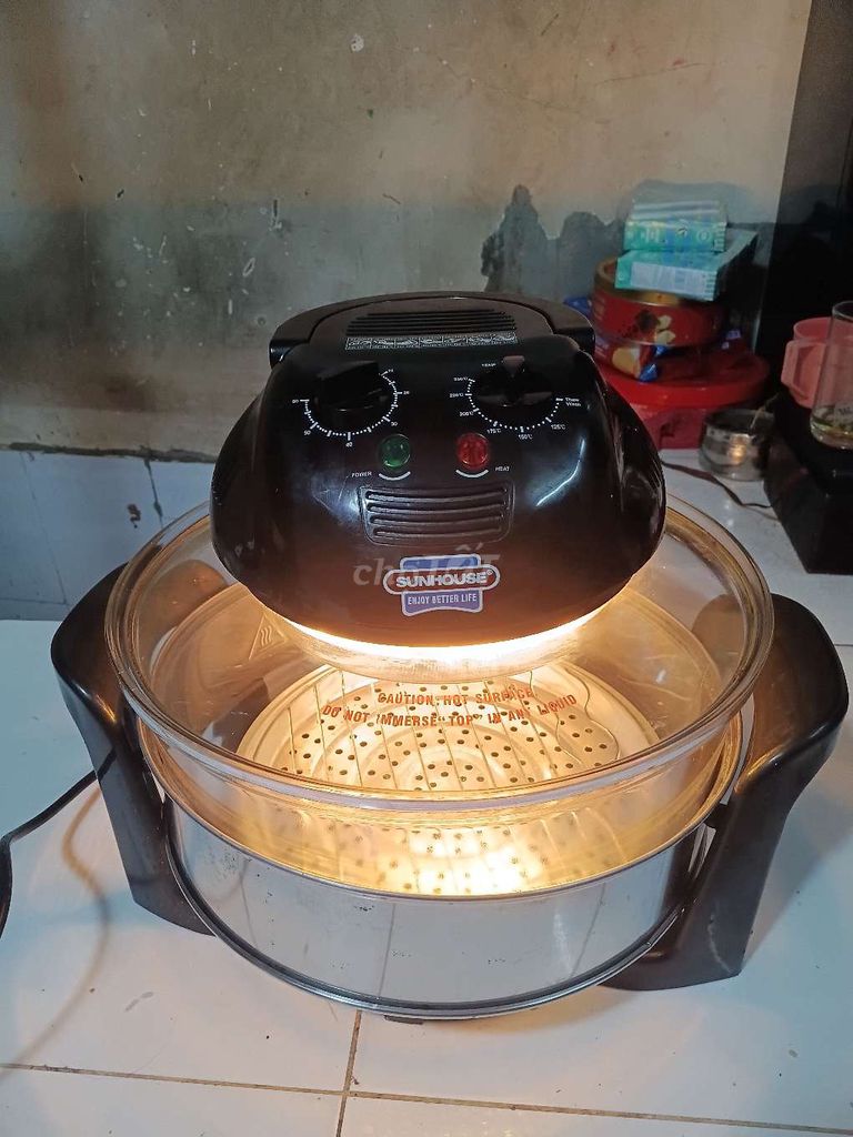Lò nướng thủy tinh Sunhouse Đen. Mua bán Bếp, lò, đồ điện nhà bếp tại Quận Phú Nhuận Tp Hồ Chí Minh được đăng bởi Hằng hình 1