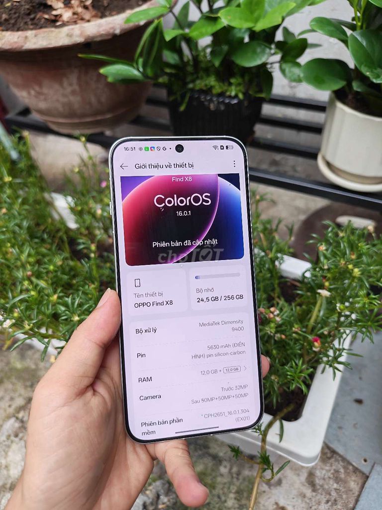 Oppo Find X8 12/256GB Sạc 0L Pin 100 Keng. Mua bán Điện thoại tại Quận Gò Vấp Tp Hồ Chí Minh được đăng bởi Linh hình 1