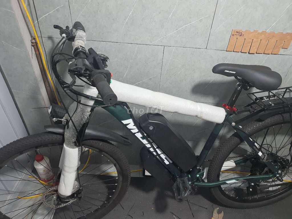 Xe đạp trợ lực điện khung thép cacbon mới đập hộp. Mua bán Xe điện tại Quận Ba Đình Hà Nội được đăng bởi Trung hình 5