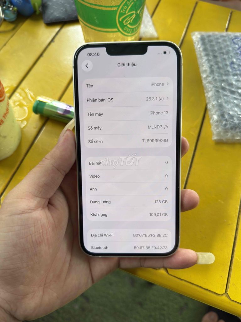 Apple iPhone 13 128GB Trắng có hỗ trợ góp tận nơi. Mua bán Điện thoại tại Thị xã Bến Cát Bình Dương được đăng bởi Vũ tuấn hình 1