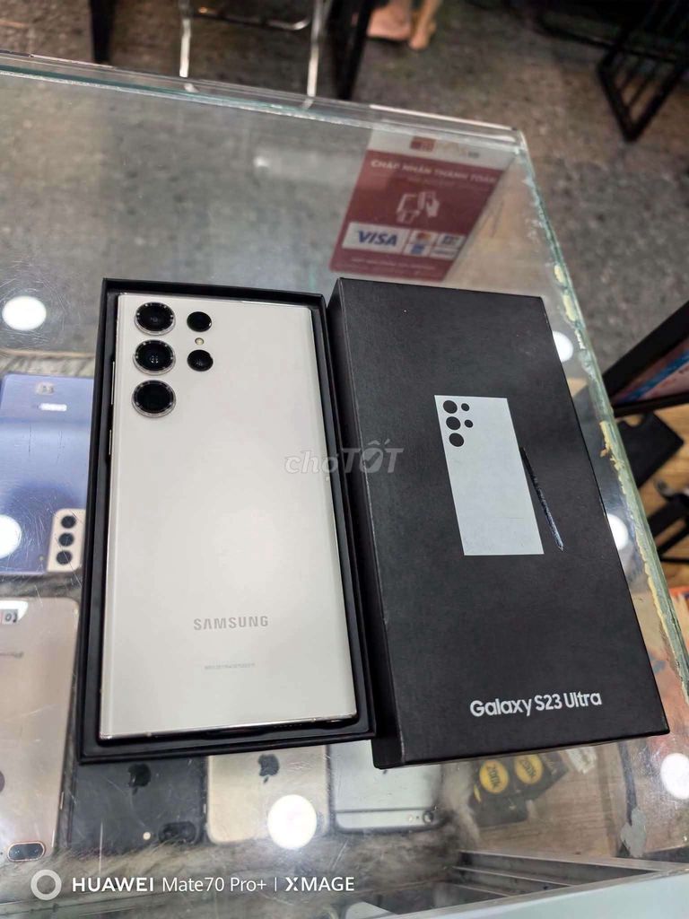 Samsung Galaxy S23 Ultra 256GB Trắng Mỹ. Mua bán Điện thoại tại Thành phố Buôn Ma Thuột Đắk Lắk được đăng bởi Định Phone47 hình 1