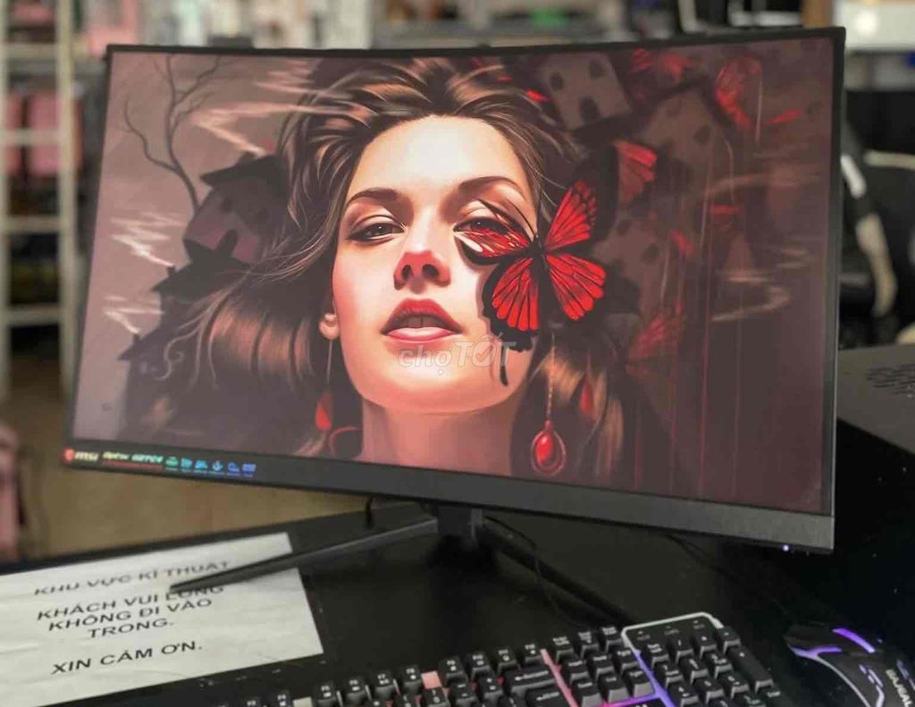 MSI 27 inch cong 165Hz (Lỗi chảy mực góc nhỏ). Mua bán Phụ kiện (Màn hình, Chuột...) tại Thành phố Thuận An Bình Dương được đăng bởi Nhân Trần hình 1
