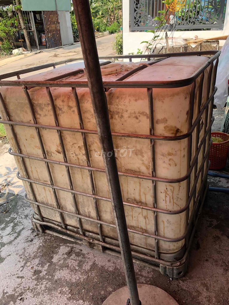 Thùng chứa nước 1000L Nhựa Đã sử dụng. Mua bán Dụng cụ nhà bếp tại Huyện Trảng Bom Đồng Nai được đăng bởi vũ hữu minh tâm hình 1