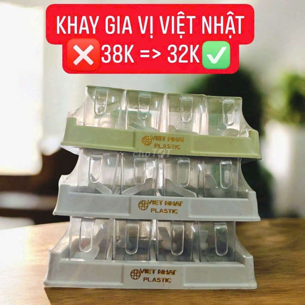 Khay gia vị Việt Nhật 4 ngăn. Mua bán Dụng cụ nhà bếp tại Quận Ninh Kiều Cần Thơ được đăng bởi Lê Trọng Khôi hình 1