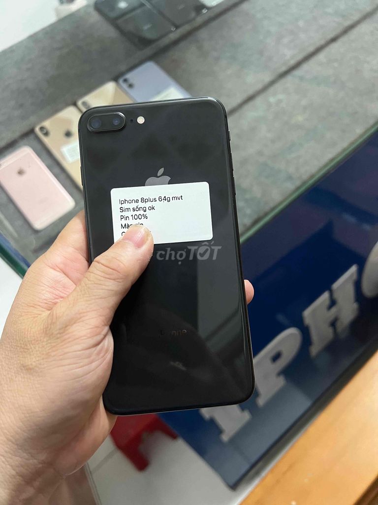 Apple iPhone 8 Plus 64GB Đen 100%. Mua bán Điện thoại tại Huyện Hóc Môn Tp Hồ Chí Minh được đăng bởi Khổng Văn Hùng đọc kỹ nội dung trước khi ib nhé hình 1
