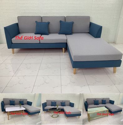 Bộ ghế sofa góc L phối 2 màu dài 2m2 ở Hồ Chí Minh. Mua bán Bàn ghế tại Quận Tân Bình Tp Hồ Chí Minh được đăng bởi Thế Giới Sofa Phước Nguyễn