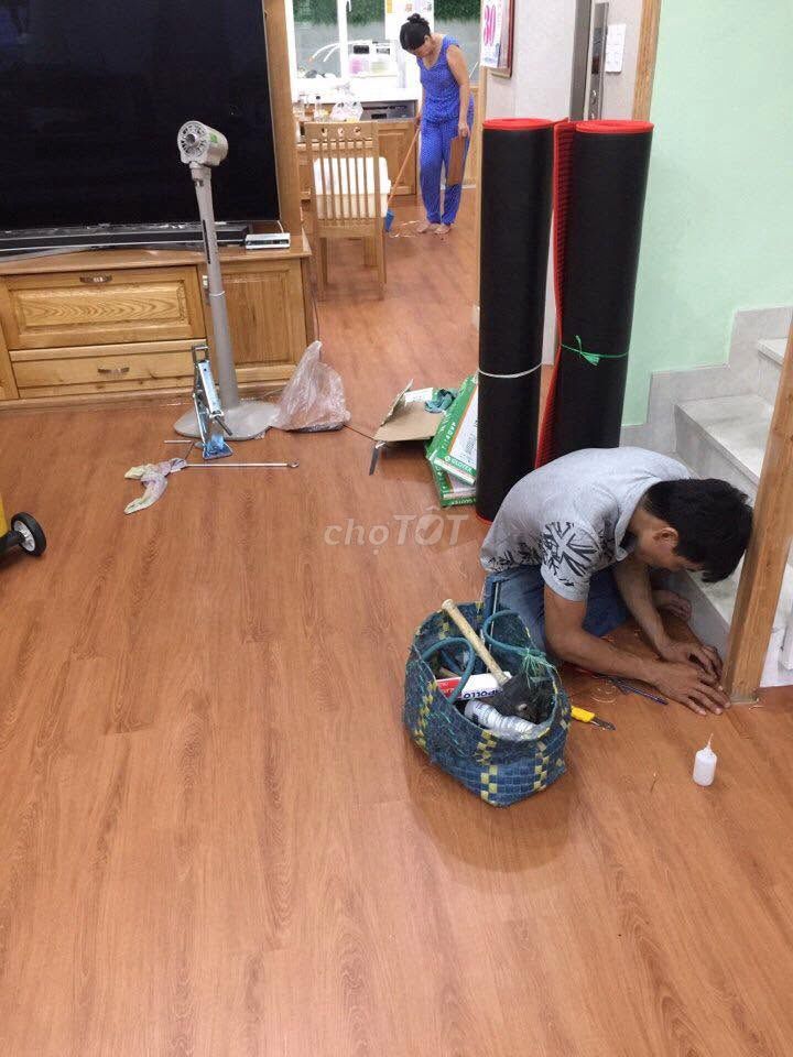 Sàn gỗ 8mm chống nước - Chuyên lát sàn nhà ở.. Mua bán Nội thất, đồ gia dụng khác tại Quận Bình Tân Tp Hồ Chí Minh được đăng bởi Hoàng Phát Decor hình 1