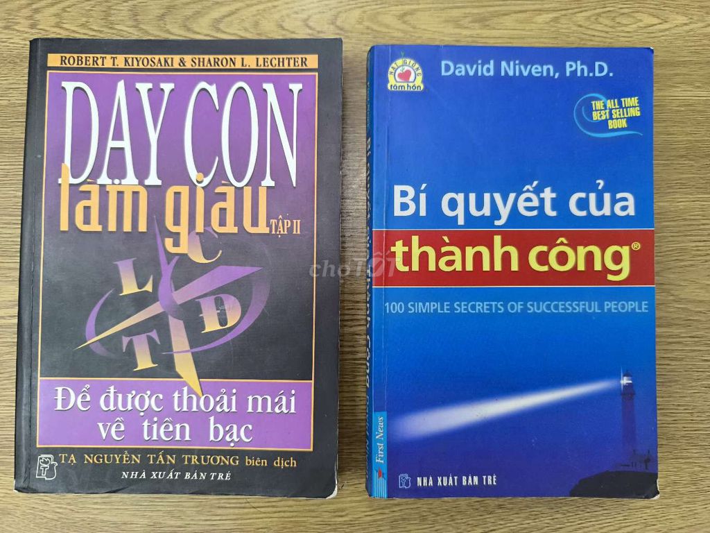 02 quyển Dạy con làm giàu 2 và Bí quyết thành công