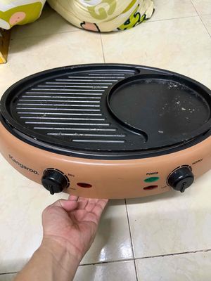Bếp nướng điện Kangaroo Nâu Kim loại