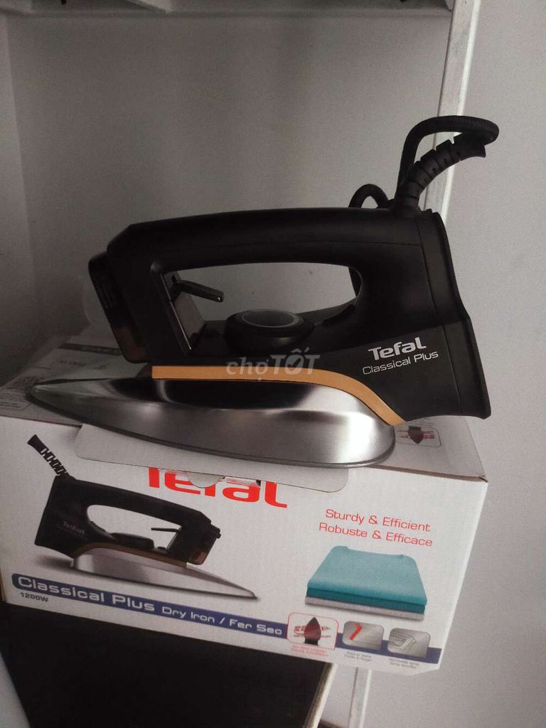 Bàn ủi khô Tefal Classical Plus Đen. Mua bán Nội thất, đồ gia dụng khác tại Quận Cẩm Lệ Đà Nẵng được đăng bởi Bùi Văn Thái  hình 1