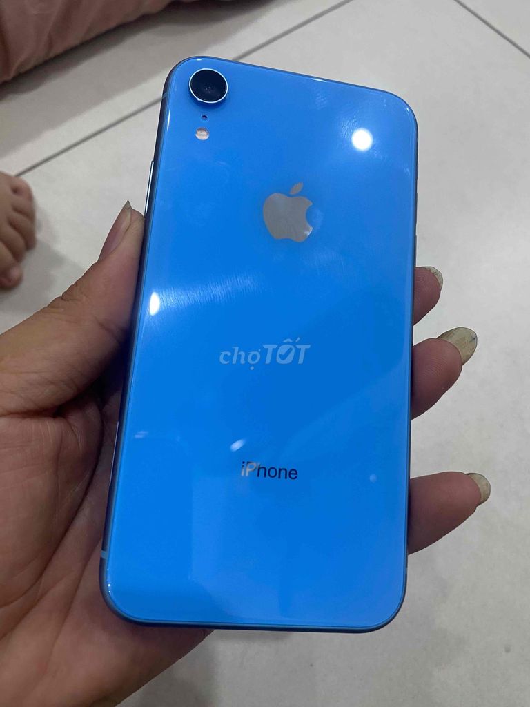 Apple iPhone XR Xanh 100%. Mua bán Điện thoại tại Quận Liên Chiểu Đà Nẵng được đăng bởi long nhật  hình 1