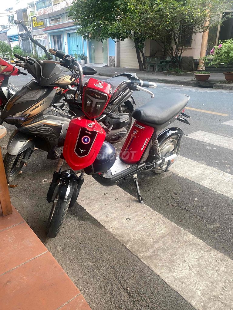 Xe đạp điện Nijia Cap A màu Đỏ. Mua bán Xe điện tại Quận Tân Phú Tp Hồ Chí Minh được đăng bởi Lê huy hình 1