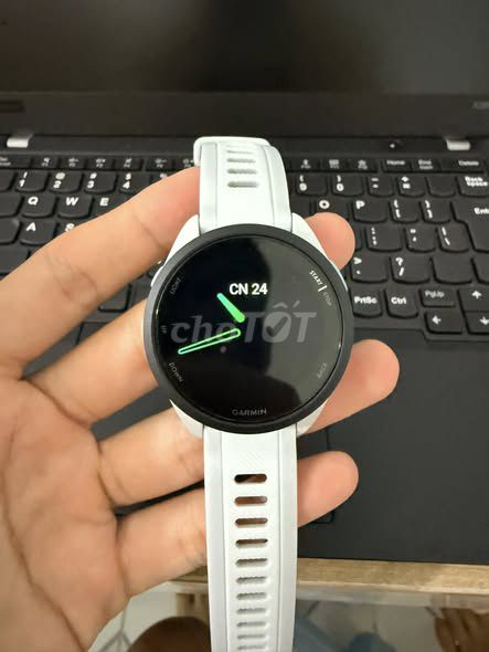 Garmin Forerunner 165 Trắng. Mua bán Thiết bị đeo thông minh tại Thành phố Nha Trang Khánh Hòa được đăng bởi Hội Đồ Điện Tử hình 1